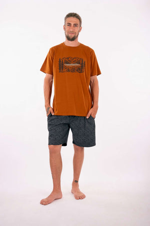 Tee-shirt Tom Mountain Caramel YB-61 de Yeti Love