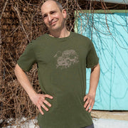 Tee-shirt Wego truck olive de Yeti Love