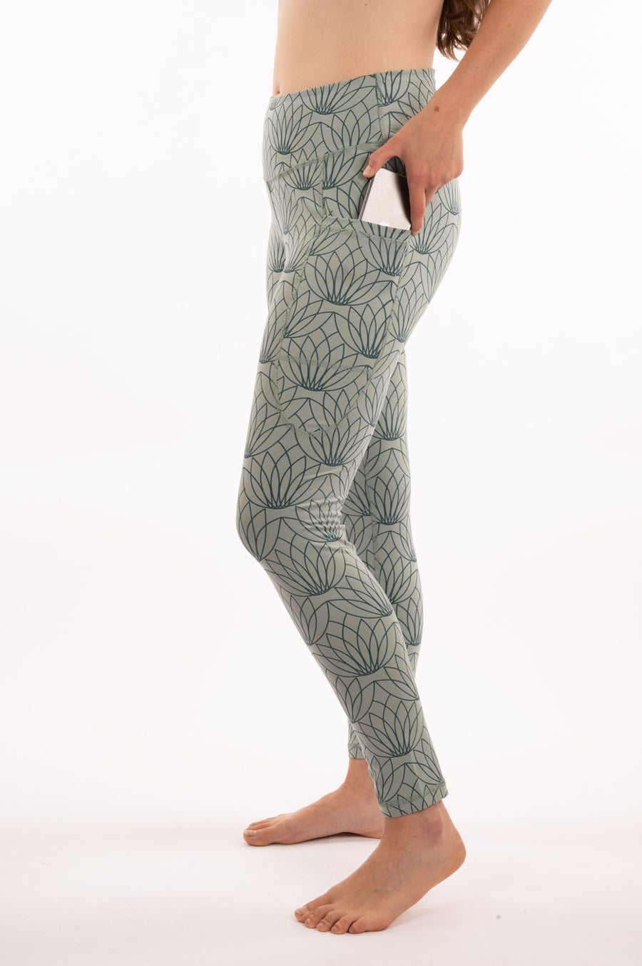 Legging lotus charcoal avec poches de 21 Tara