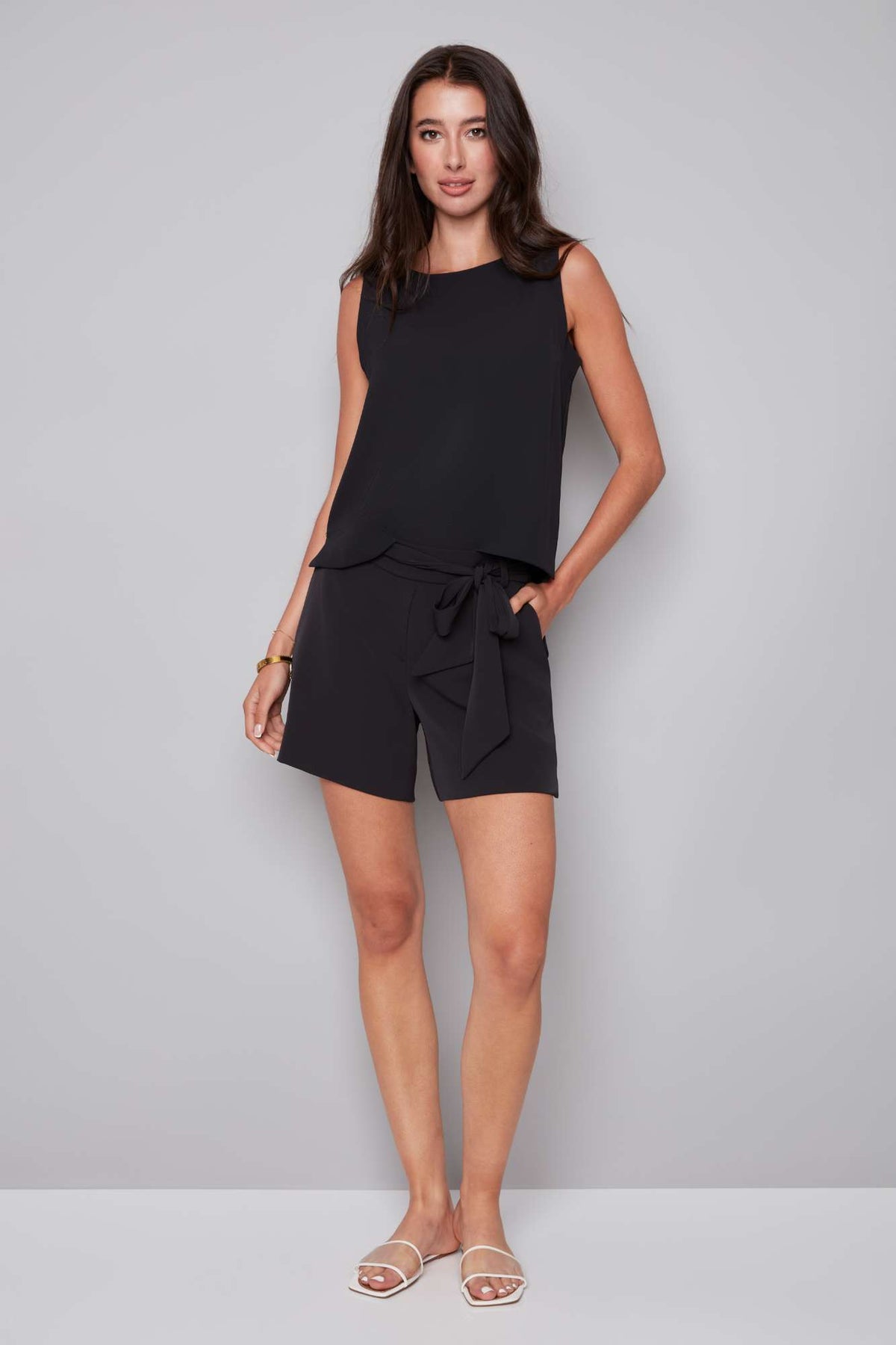 Haut Gianna noir par ILTM