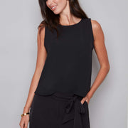 Haut Gianna noir par ILTM