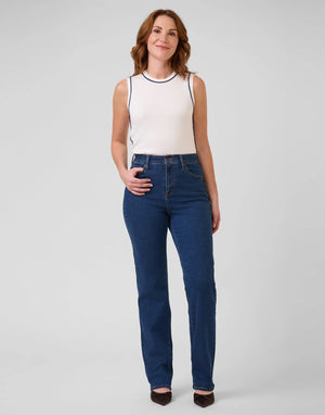 Jeans Heritage Blue étroit de Yoga Jeans