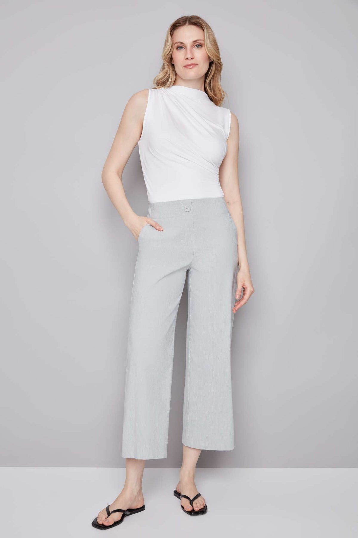 Pantalon rayures grises par I Love Tylor Madison