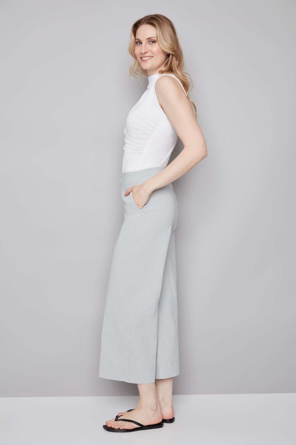 Pantalon rayures grises par I Love Tylor Madison