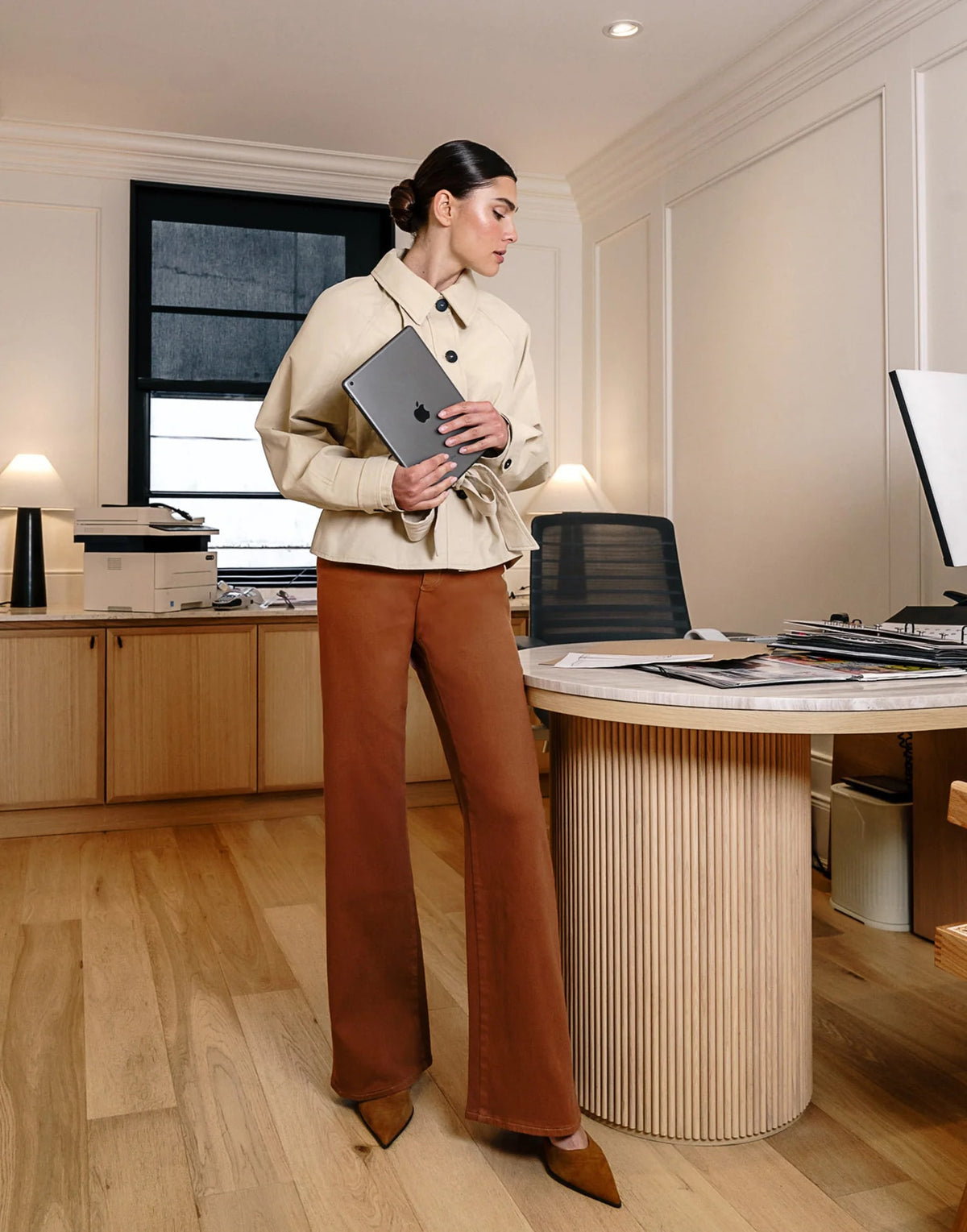 Jeans Aurora brown 32 pouces par Yoga Jeans