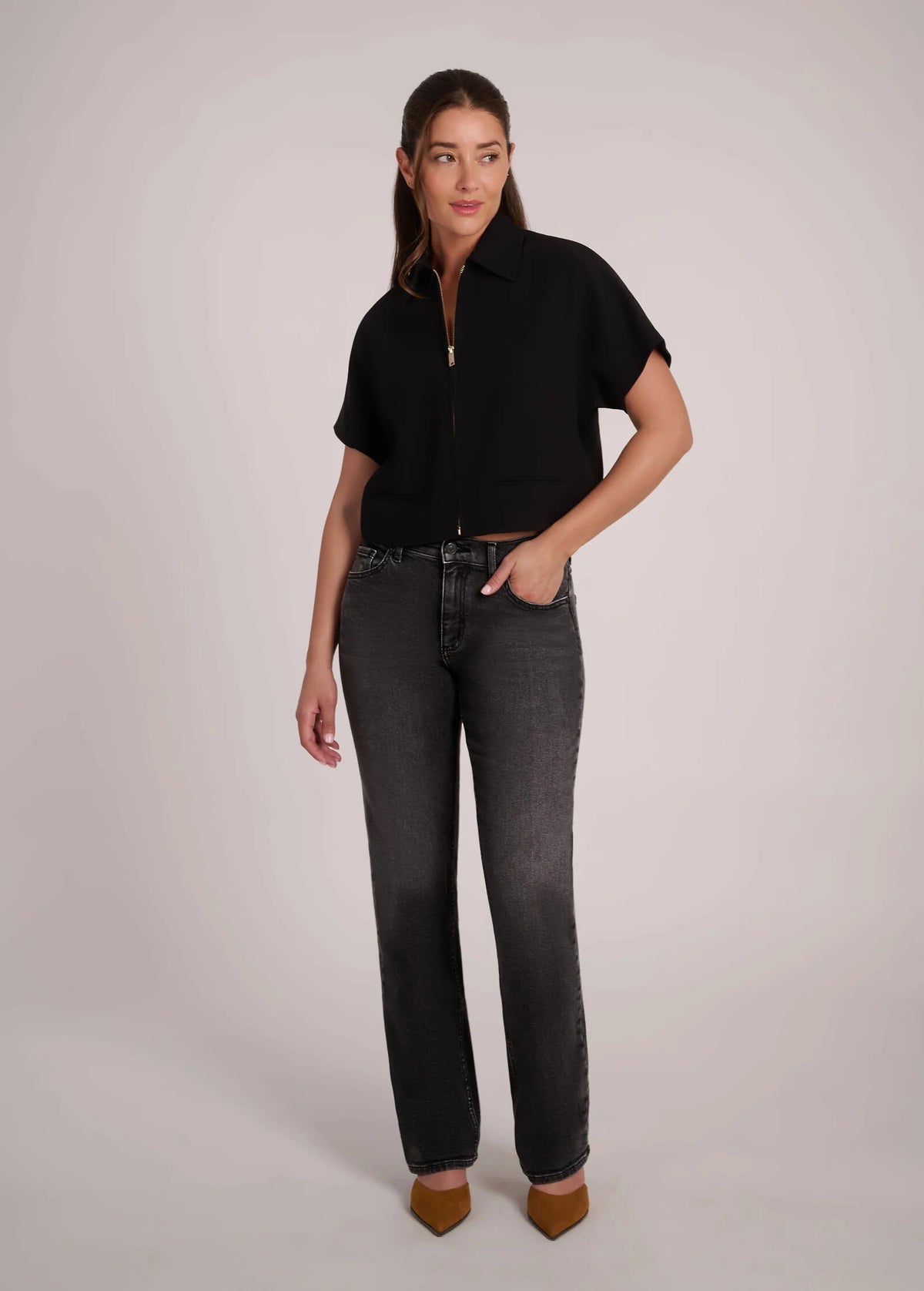 Jeans Navy gris foncé par Yoga Jeans