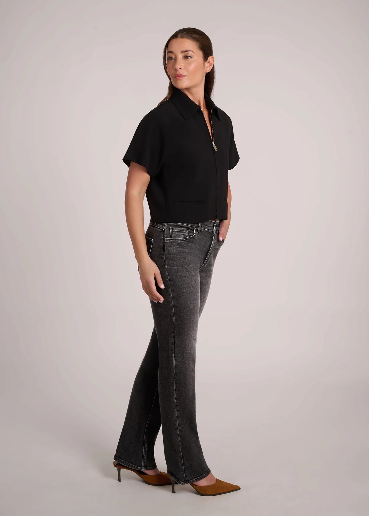 Jeans Navy gris foncé par Yoga Jeans