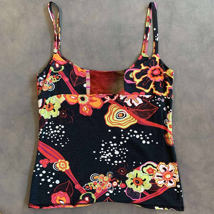 Cami fleurs large par Myco Anna