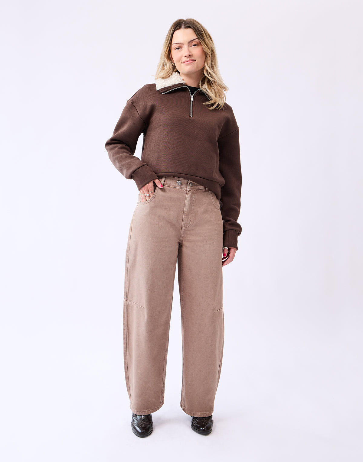 Jeans Malia latte-mocha horsehoe 28 pouces par Yoga Jeans