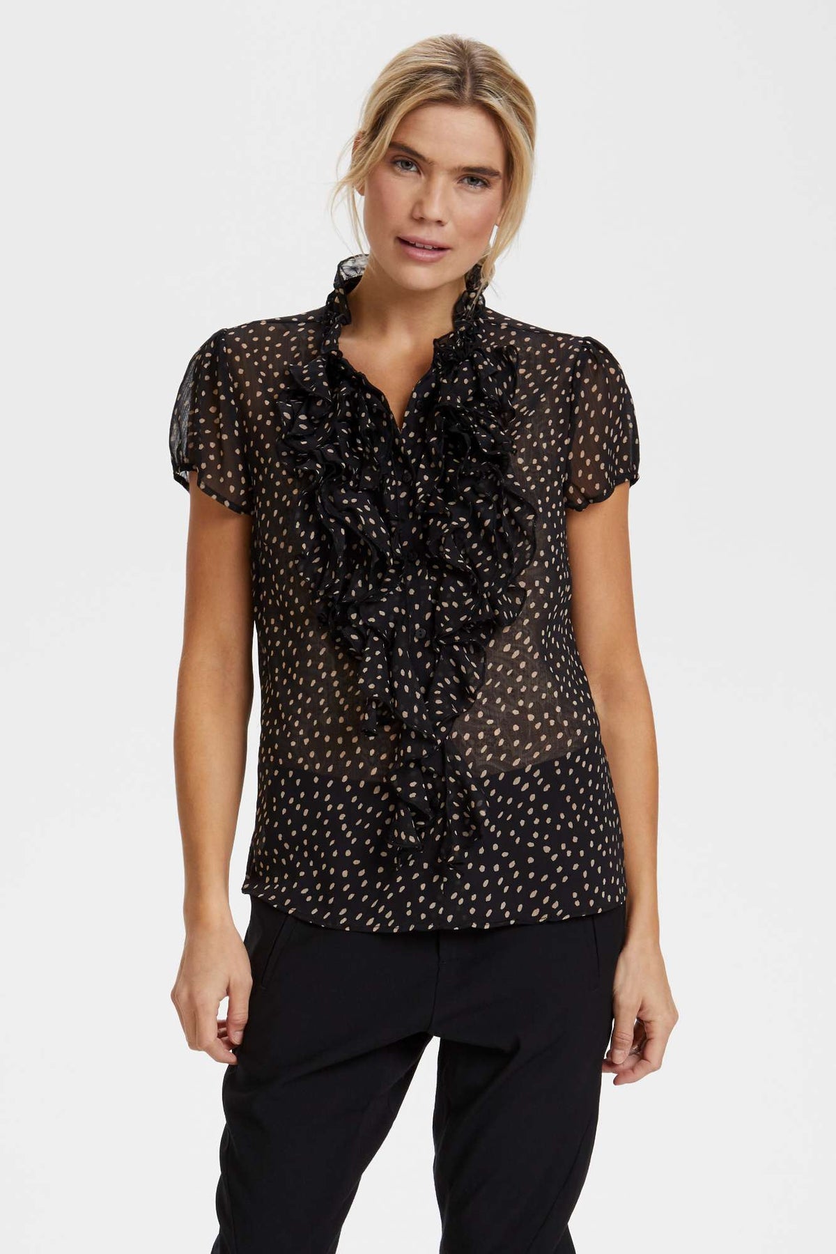Blouse Lilja noire de Saint-Tropez