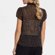 Blouse Lilja noire de Saint-Tropez