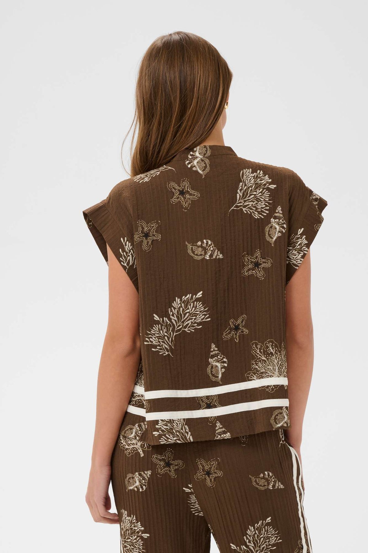 Blouse Rosashell fudge sea shell de Saint-Tropez
