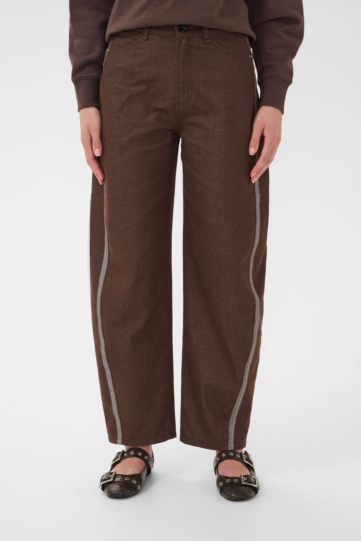 Pantalon Hiloh brun de Saint-Tropez