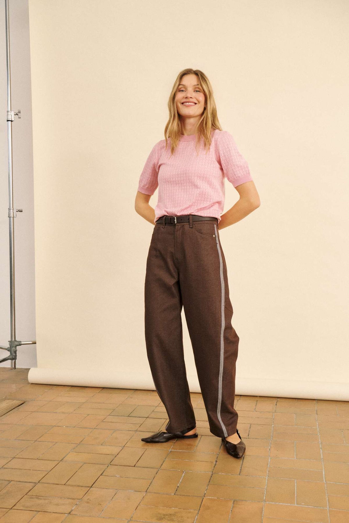 Pantalon Hiloh brun de Saint-Tropez