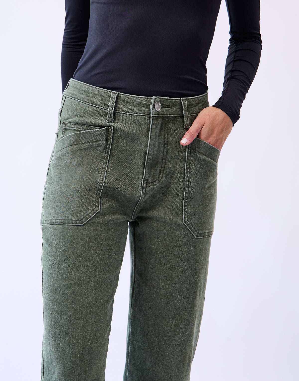 Jeans Chloé droit maple leaf par Yoga Jeans