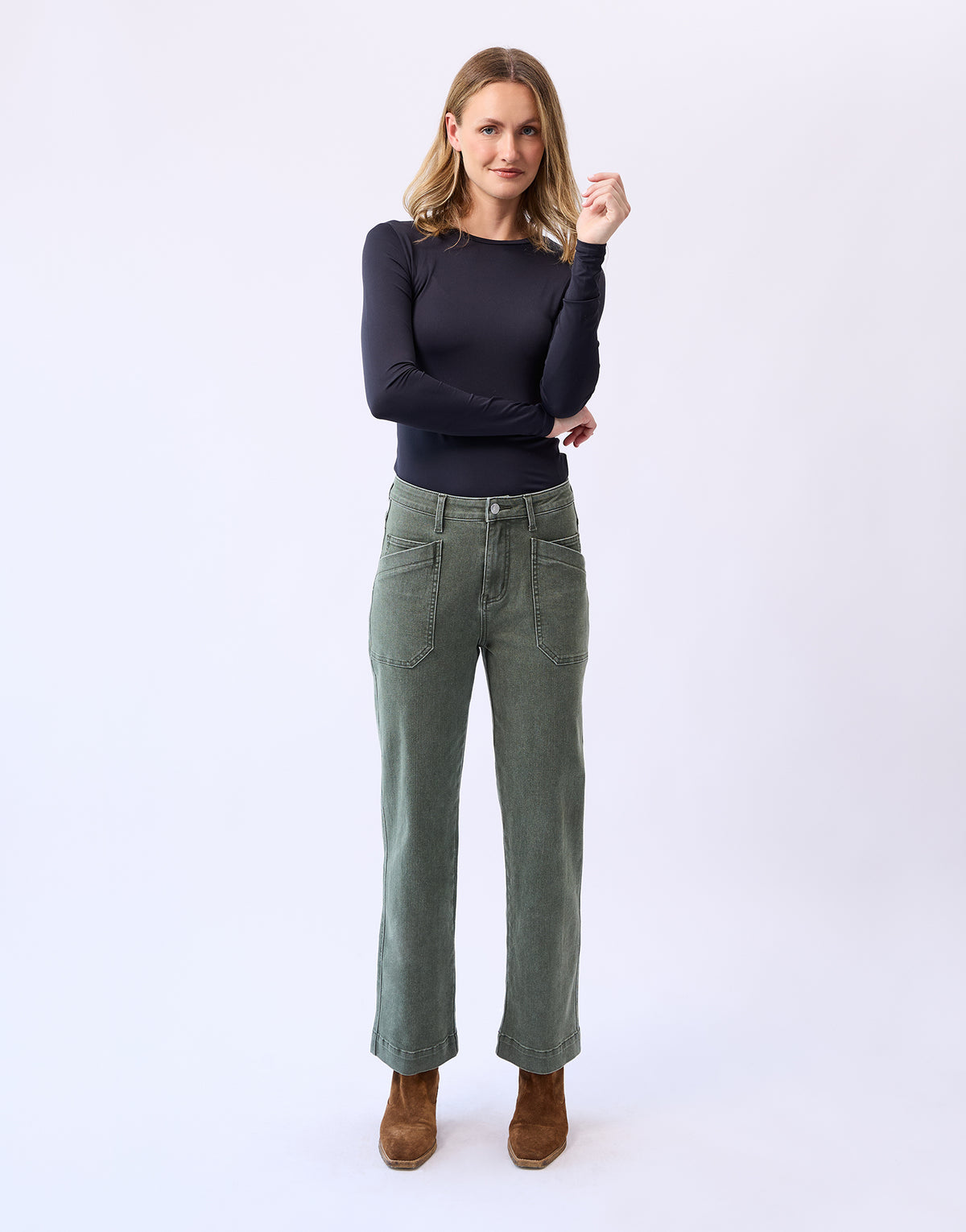 Jeans Chloé droit maple leaf par Yoga Jeans