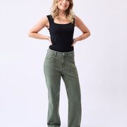 Jeans Chloé droit maple leaf par Yoga Jeans