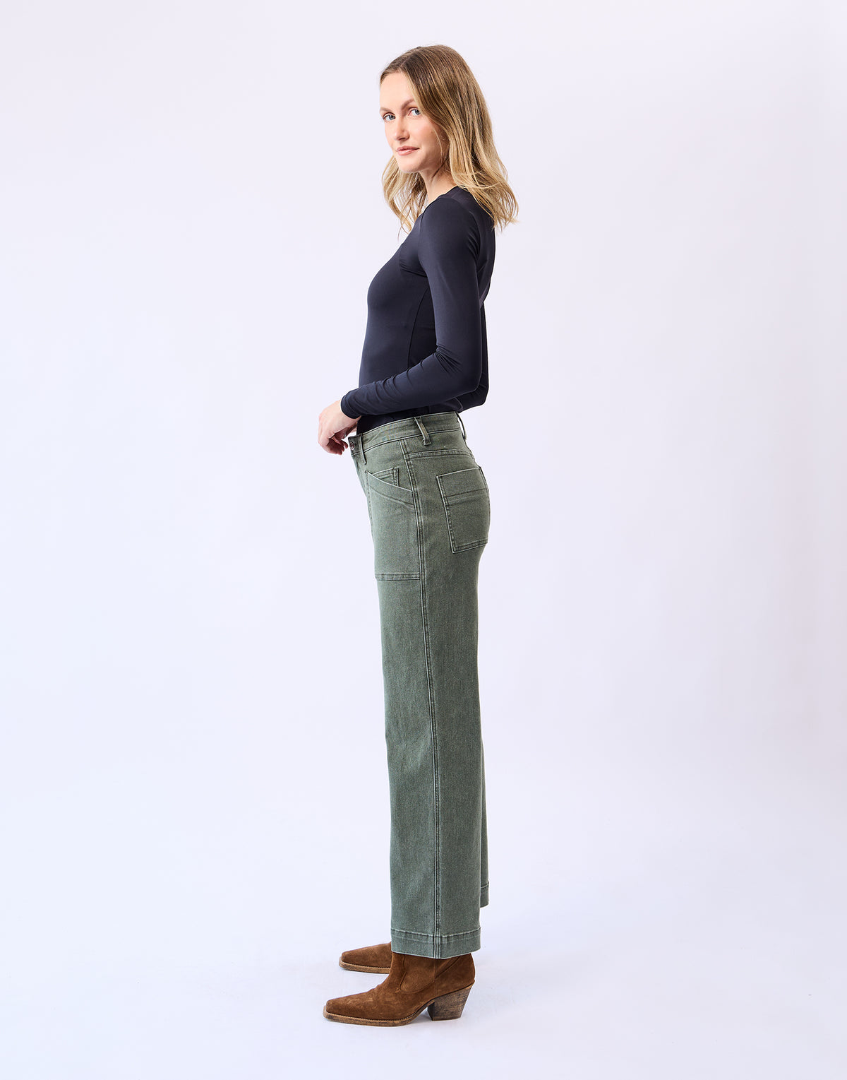 Jeans Chloé droit maple leaf par Yoga Jeans
