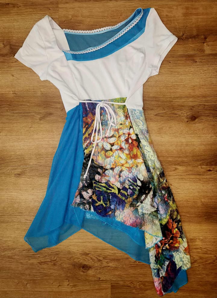 Tunique blanche avec mesh medium par Myco Anna