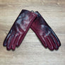 Gants animal print rouge par Furlux