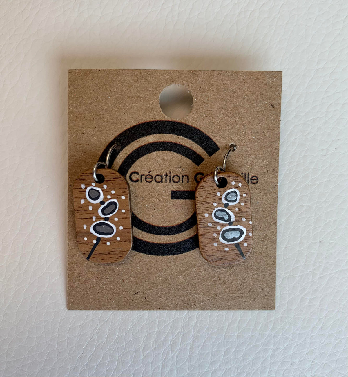 Boucles d'oreilles #318 de Gribouille