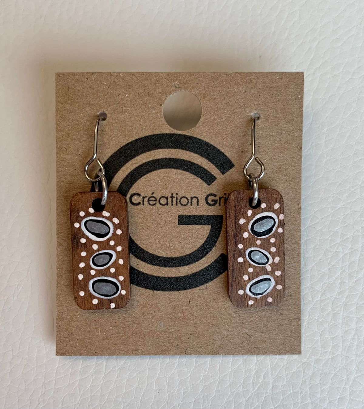 Boucles d'oreilles #317 de Gribouille