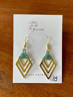 Boucles d'oreilles bohème #36 par Carmelle