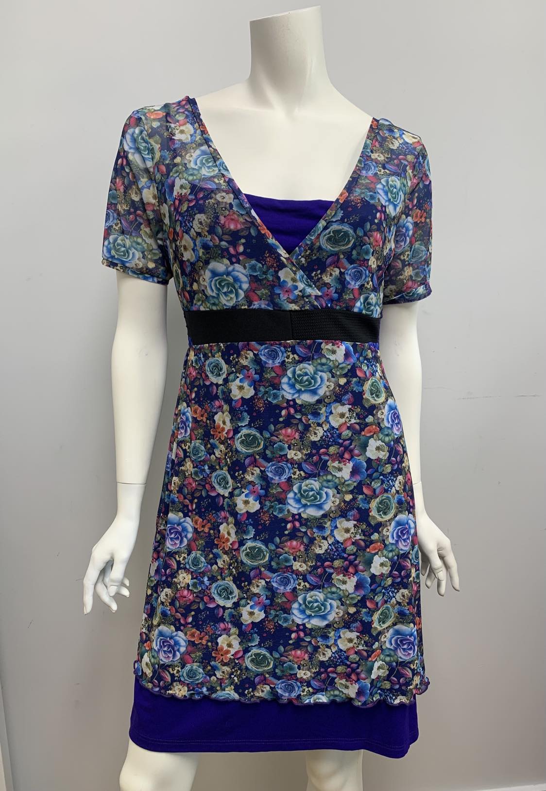 Robe romantique bleu mauve medium par Myco Anna_LE