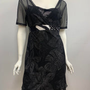 Robe romantique noir-blanc medium par Myco Anna_LE