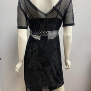 Robe romantique noir-blanc medium par Myco Anna_LE