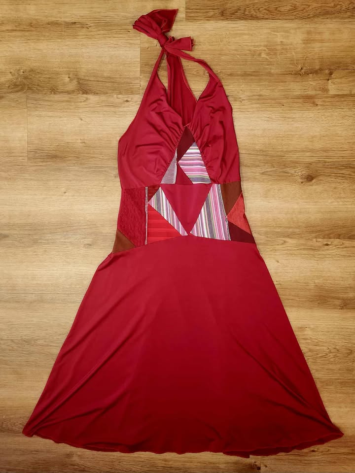 Robe été rouge medium par Myco Anna
