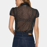 Blouse Lilja noire de Saint-Tropez