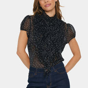 Blouse Lilja noire de Saint-Tropez