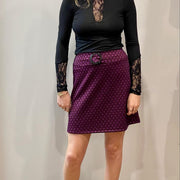 Jupe Jude fushia de Luc Fontaine