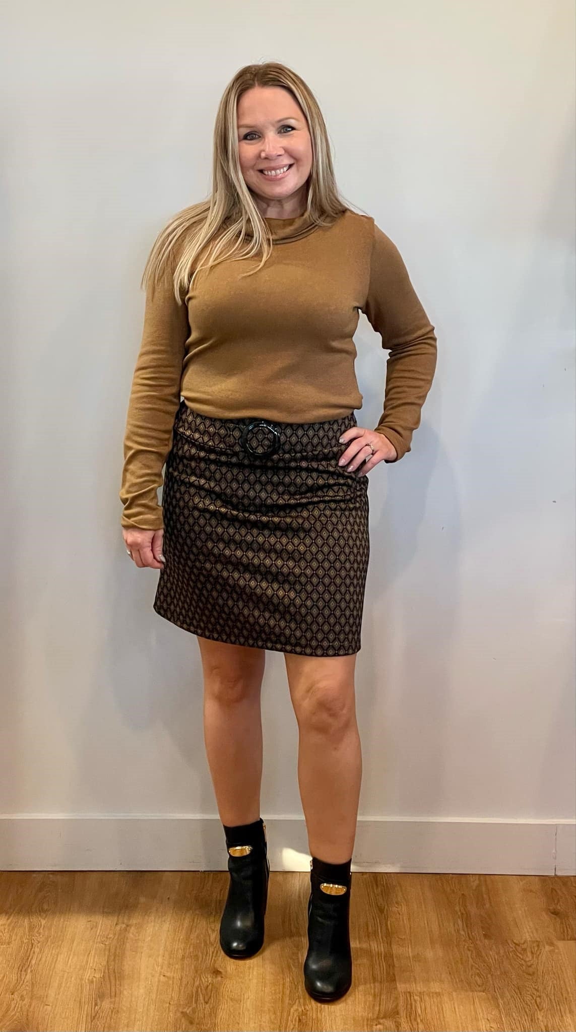 Jupe Jude fushia de Luc Fontaine