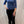 Chandail Alexie manches longues bleu denim par Moovment Design
