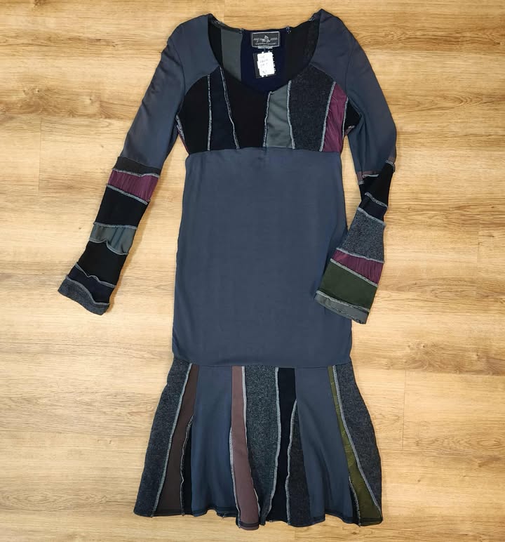 Robe charleston grise medium par Myco Anna