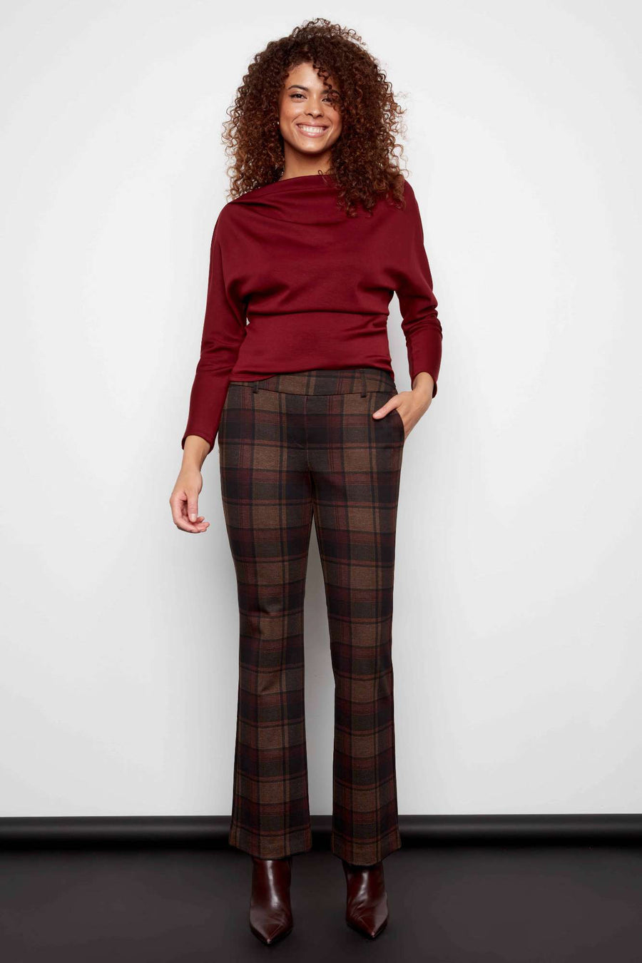 Pantalon Bedford plaid par ILTM