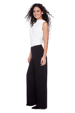 Pantalon jambe large noir par ILTM