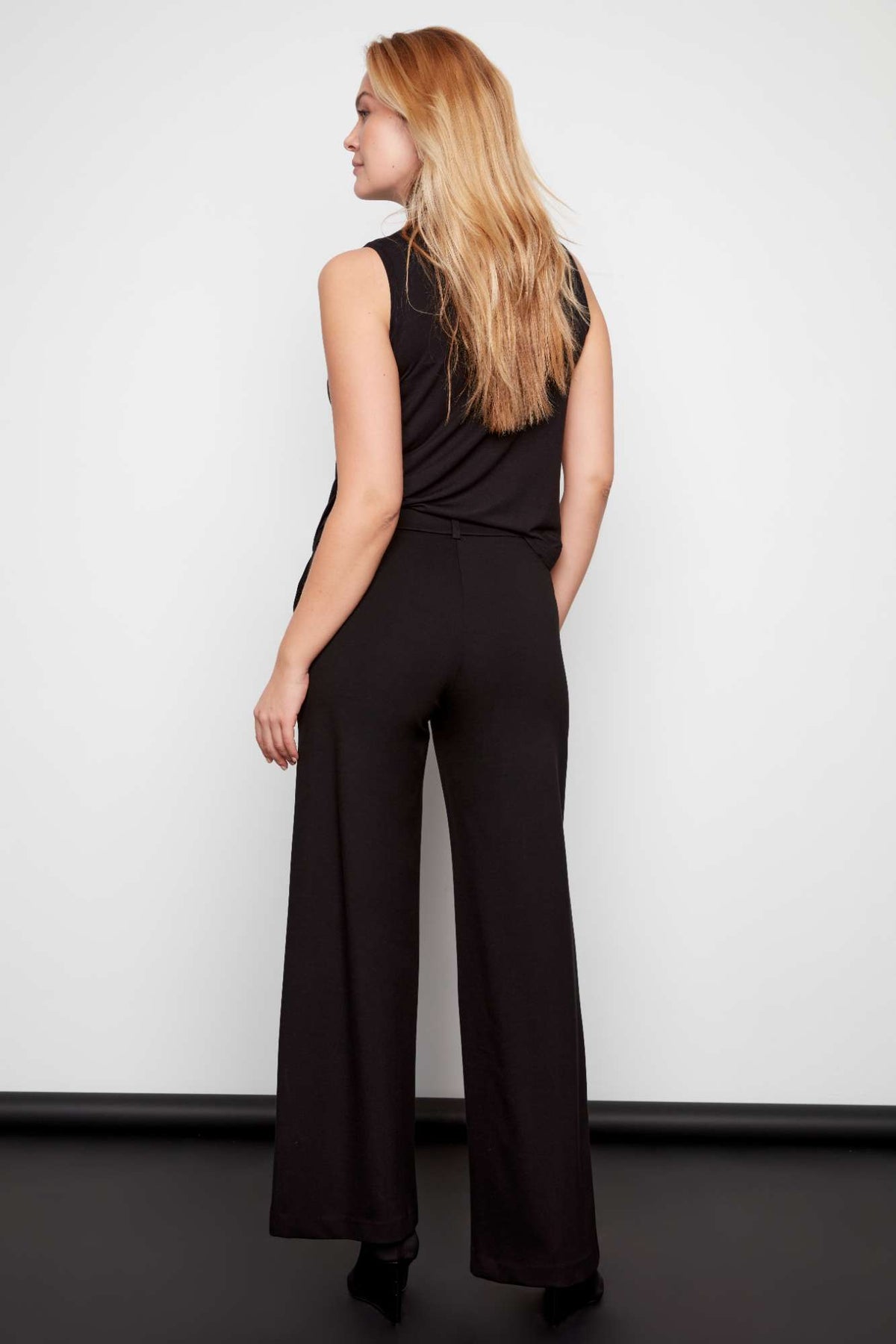 Pantalon jambe large brun par ILTM
