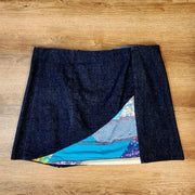 Jupe courte denim medium par Myco Anna