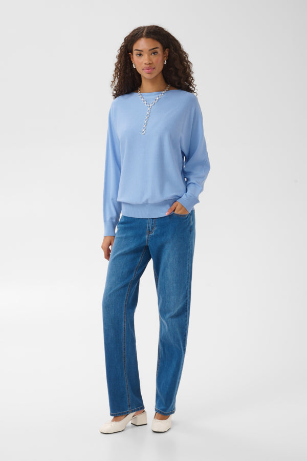 Chandail batwing cashmere blue par Culture