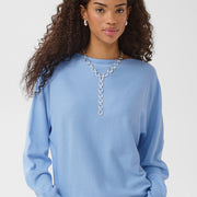 Chandail batwing cashmere blue par Culture