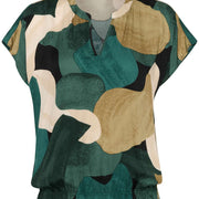 Blouse Dana green art par Culture