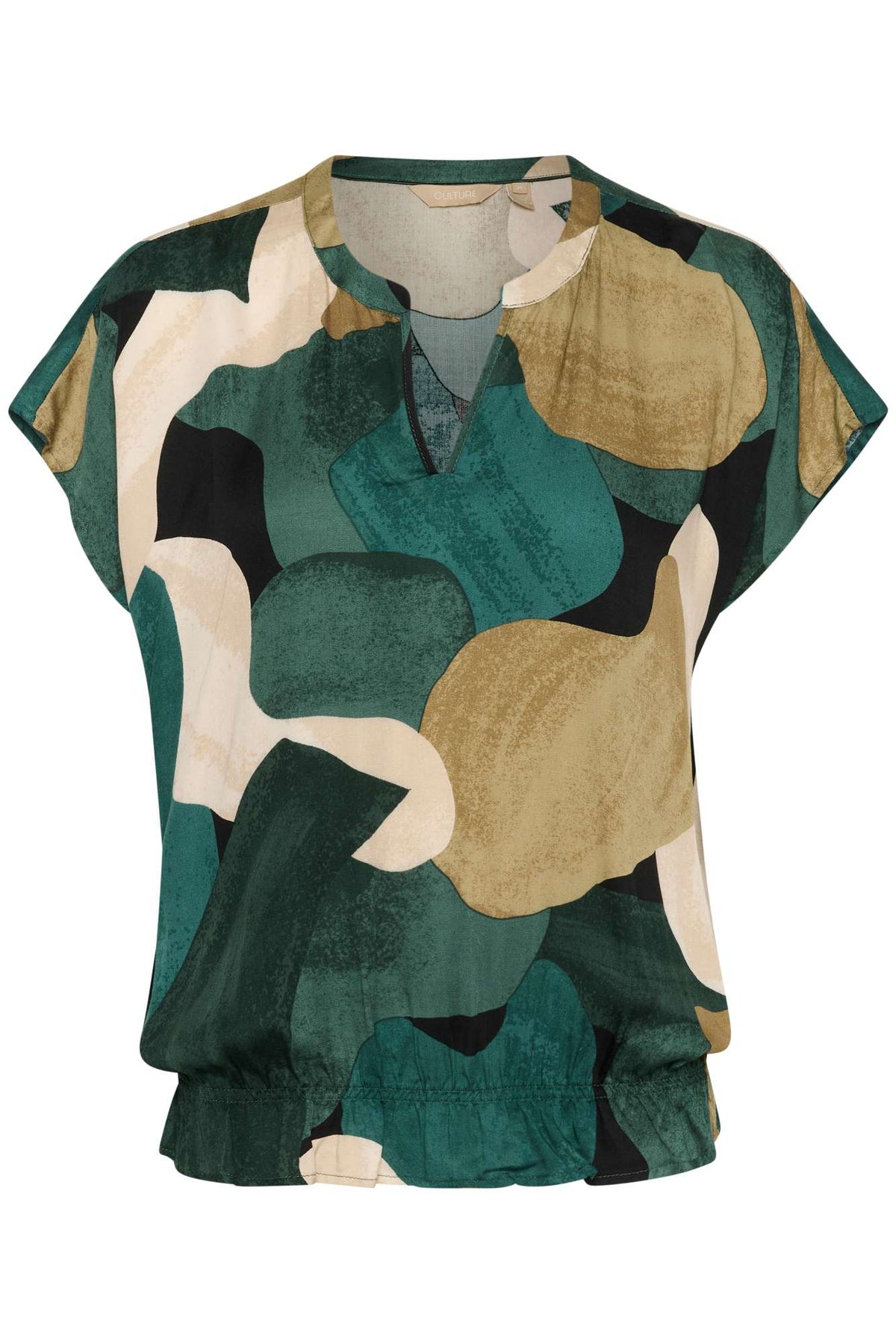 Blouse Dana green art par Culture