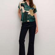 Blouse Dana green art par Culture