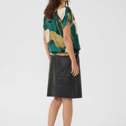 Blouse Dana green art par Culture