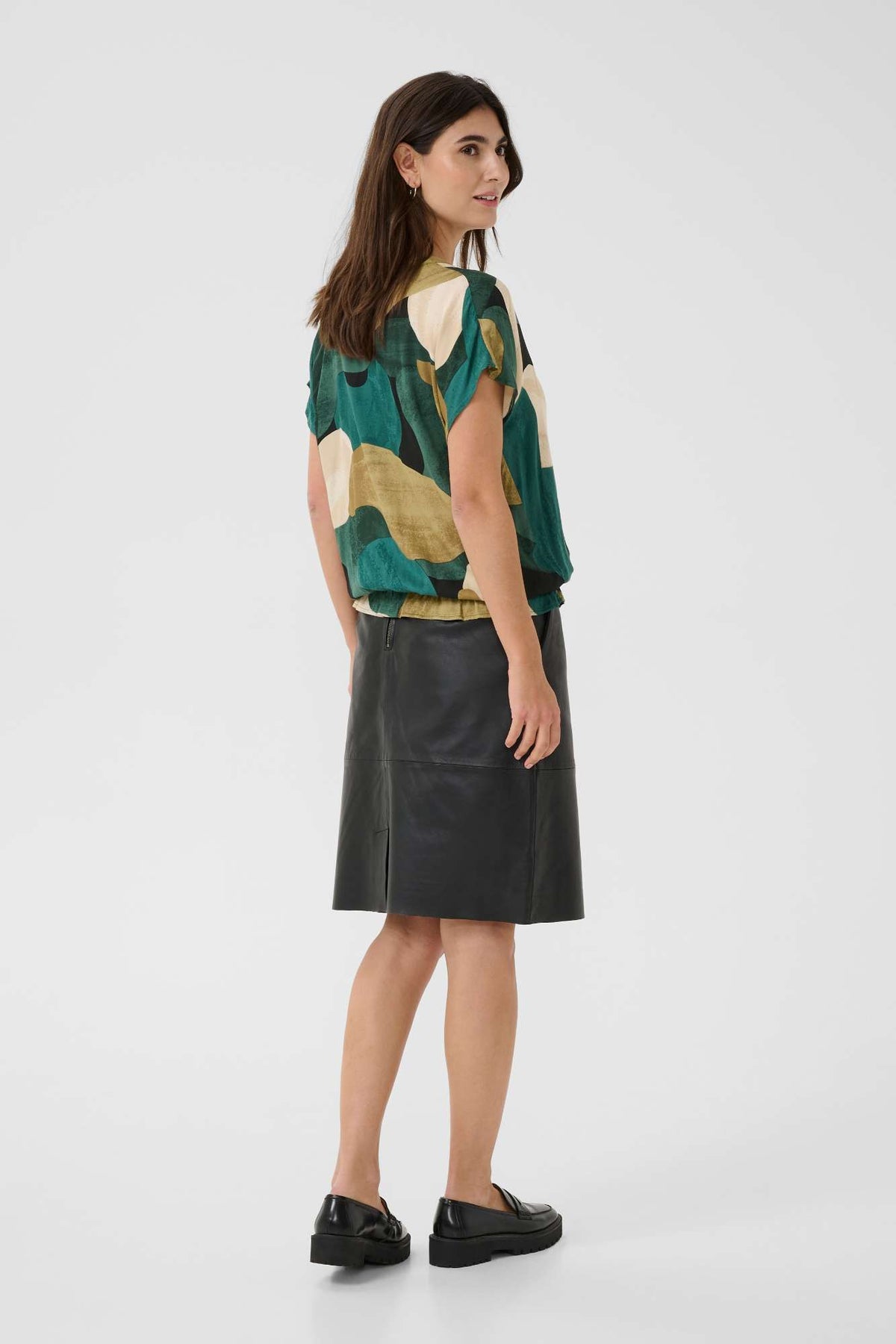 Blouse Dana green art par Culture