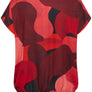 Blouse Dana fiery red art XS par Culture