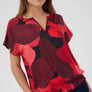 Blouse Dana fiery red art XS par Culture